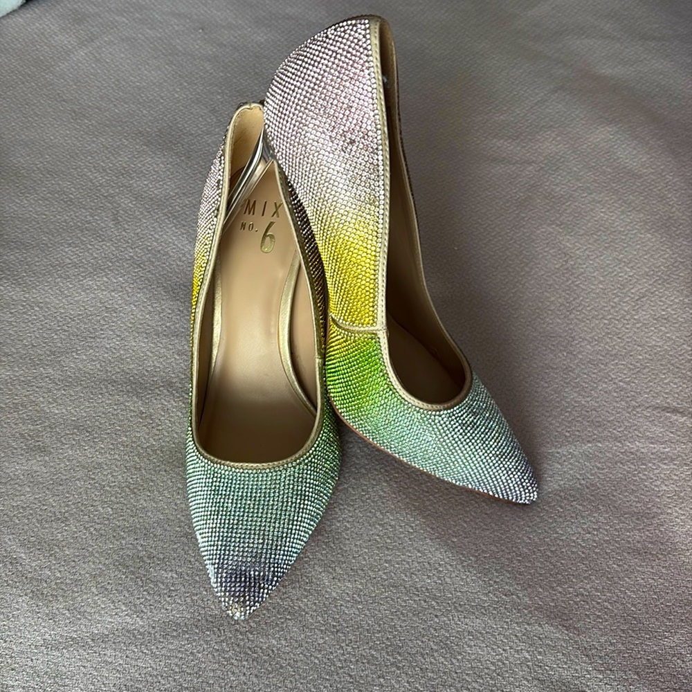 Pastel Rainbow Sparkle Shoes